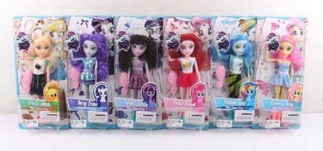 Лялька 6 видів, в кор. 