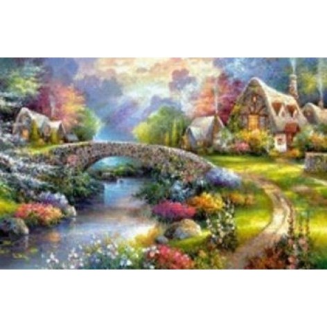 Алмазная мозаика по номерам 30*40 