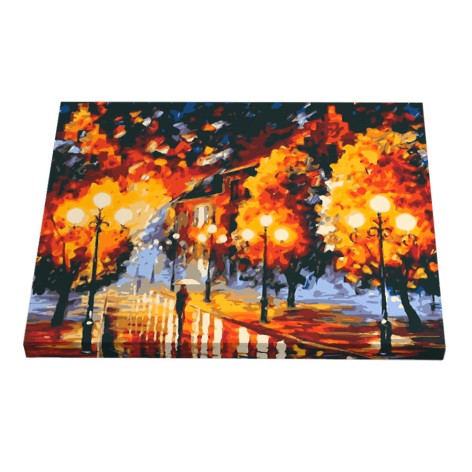 Картина по номерам Riviera Blanca "Фонари" 40x50 см з підсвіткою (ГР-018)