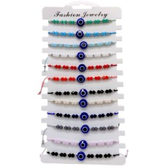 Браслет-оберіг від зурочення (12 шт на планшеті)