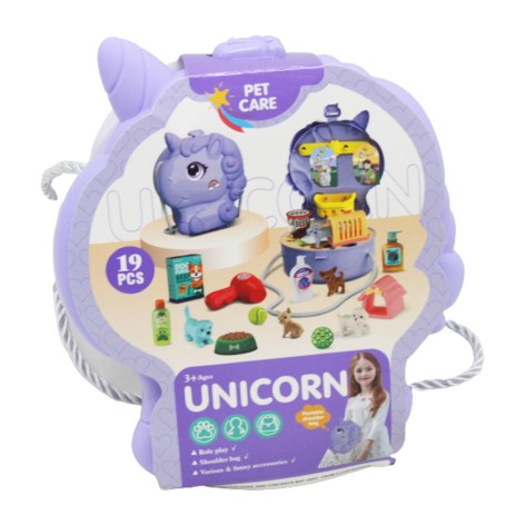 Сумочка дитяча єдиноріжкка, фіолетова