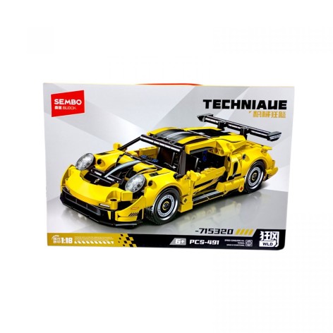 Конструктор "Машинка", 491 элемент, масштаб 1:18, в коробке