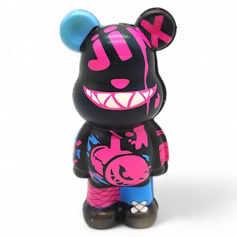 Сквіші ведмедики чорний+рожевий