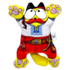 Игрушка мягконабивная &laquo;Кот Козак на липучках&raquo; 21 см
