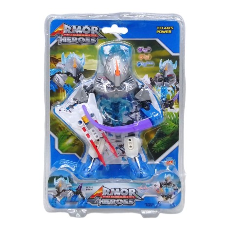 Робот-конструктор "Armor heroes", бирюзовый.