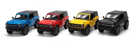 Модель джип FORD BRONCO (2022) 5'' KT5438WB hard top металл.инерц.откр.дв.4цв.кор.