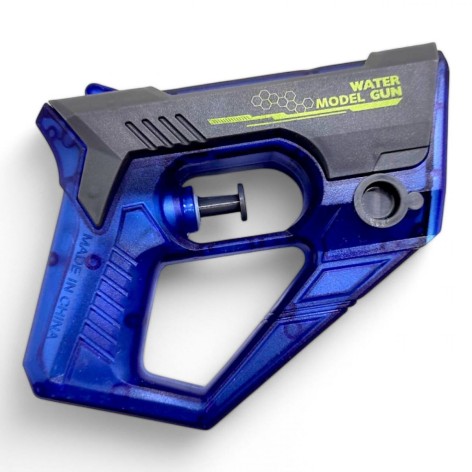 Водный пистолет мини, длина – 12 см (синий)