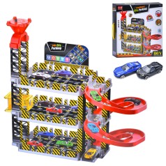 Гараж 58-33-в54см, 3 поверхи, лифт(механічний), машинки 2шт 7см, в кор-ці, 41-45-10,5см 