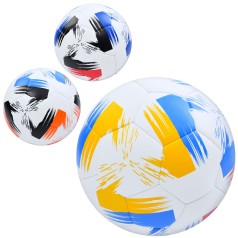 М'яч футбольний розмір5, TPU, 380-400г, ламінований, 3кольори, в п/е /12/