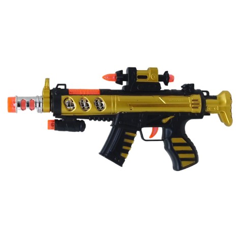 Автомат игрушечный пластиковый на батарейках 35 см