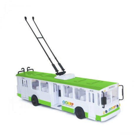 Іграшкова модель - Тролейбус BIG Київ (світло, озвучення українською мовою) 