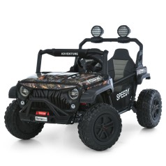 Джип машина на акумуляторі M 6206EBLRS-18(24V) (1шт) 2,4G, 4мотори45W, 2акум12V7AH, MP3, USB, BLUETOOTH, EVA, TF, шкіра, світло, музика, камуфляж