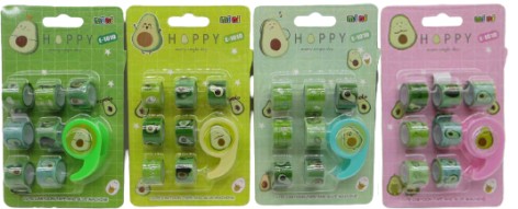 Скотч декоративний 7 шт.*1,2*180 см 