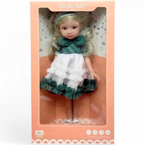 Кукла Sennby Baby (35 см) в коробке, подвижные детали
