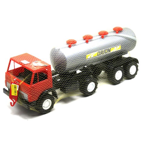 Машинка Камаз с цистерной красный вид 2