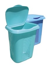 Корзина для білизни з кришкою 40л