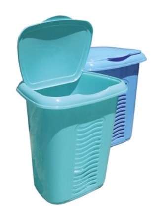Корзина для білизни з кришкою 40л