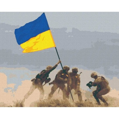 Картина по номерам Riviera Blanca На своей земле 40x50 см