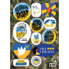 КЕНГУРУ Стікери MADE IN UKRAINE. Вільному воля (УА)