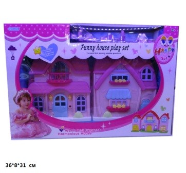 Ляльковий будинок SL325161 з ляльками, меблями 36*8*31
