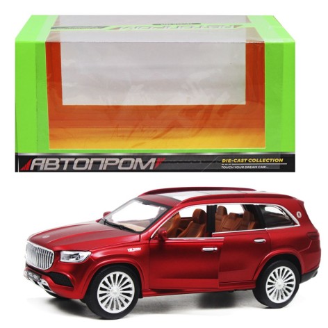 Машинка металева "Mercedes-Benz Maybach GLS" із серії "Автопром" (червона)
