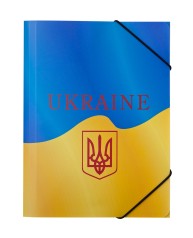 Папка на гумці В5, Ukraine, жовтий