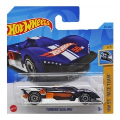 Базовая машинка Hot Wheels гонка синяя