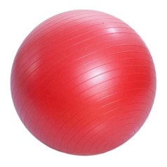 Мяч для фитнеса резиновый, 55 см (красный)