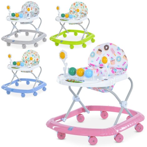 Дитячі ходунки музичні мікс видів з колесами 8 шт