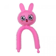 Браслет Зайці розовий