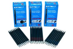 Ручка пластиковая шариковая синяя 24шт/уп A115с