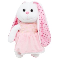 Зайчик принцесса (32см) в розовом.