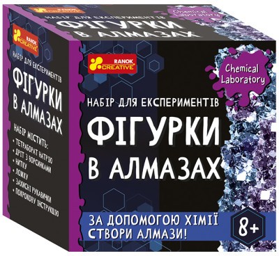 Набір для експериментів. Фігурки в алмазах 10138040У(105)