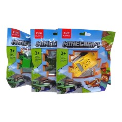 Машинка металопластик Майнкрафт, мікс, 1 штука, в пакеті