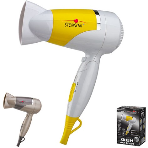 Фен зі складною ручкою 1800W ME-3202 