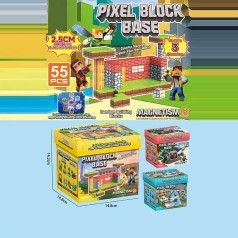 Магнитный конструктор МС в кор. 15*14*14см, МИКС ВИДОВ  /60/