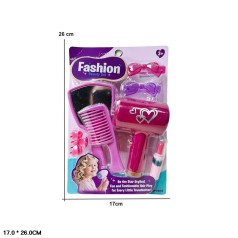 Перукаря набір фен, розчіска, аксес планш. 26*17 см /96-2/