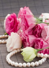 Набір для творчості алмазна картина Ніжність і розкіш Strateg розміром 40х50 см (SK88291)