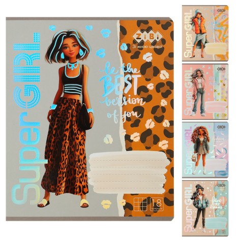 Учнівські зошити Zibi 