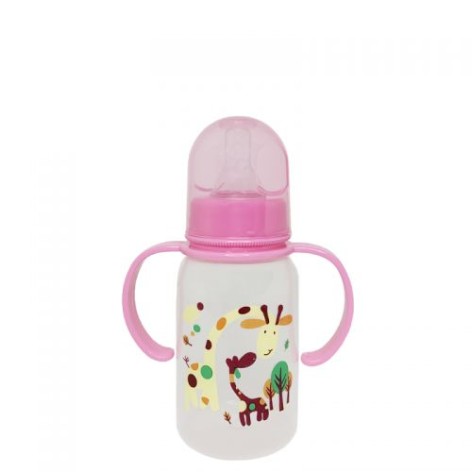 Пляшечка для годування, 150 мл, рожевий