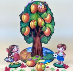 Гра на липучках Пори року абрикоса