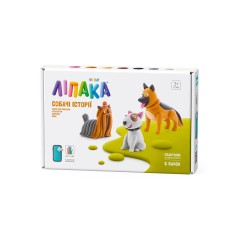 Набор пластилина Липака - Собачьи истории: Йорк, Бультерьер, Овчарка