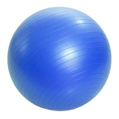 Мяч для фитнеса резиновый, 55 см (синий)