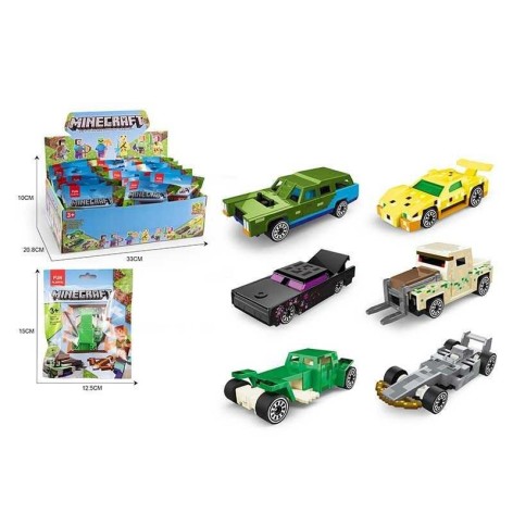 Набор машин металлопластиковый корпус, в коробке, ЦЕНА ЗА 24 ШТУКИ В БЛОКЕ