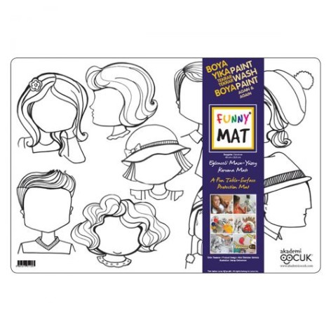 Веселый коврик "Причёски и эмоции"