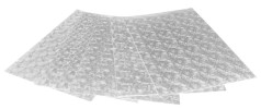 Кольорова ЕВА піна (Фоаміран) А4, HL-EVA-012, 21х29, 7 см, 1,80 мм 5 листів, срібний