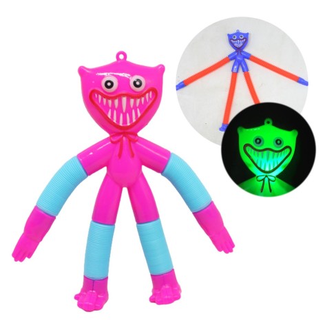 Хагги Вагги трубы со светом розовый