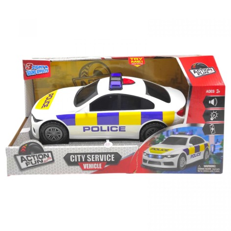 ІНЕРЦІЙНА МАШИНКА ЗІ СВІТЛ. ТА ЗВУК. ЕФЕКТАМИ "ПОЛІЦЕЙСЬКА" З БАТАРЕЙКАМИ