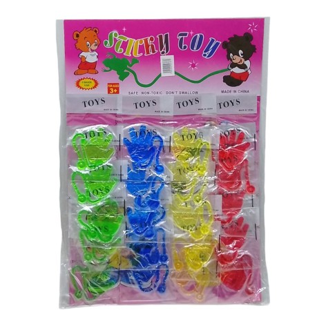 Лізун-антистрес Рука на палетці 6 см, 20 штук