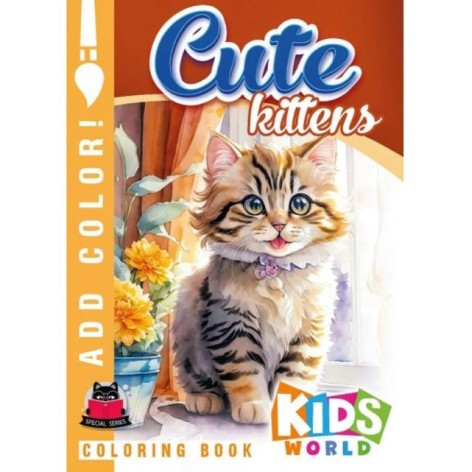 Розфарбовка "Cute Kittens" (8 арк)